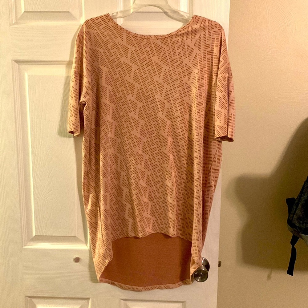short sleeve tunic style shirt